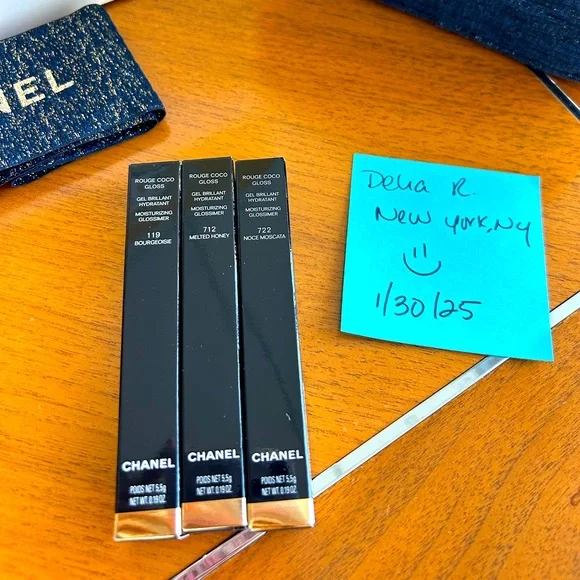 NWT - CHANEL Holiday Gift set Always Brilliant Lipgloss trio